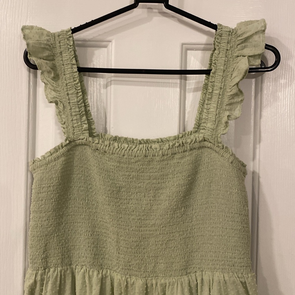 J Crew Tiered Sleeveless Midi Dress 🌸🌿 - Picture 3 of 11